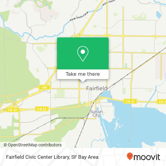 Fairfield Civic Center Library map