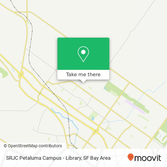 Mapa de SRJC Petaluma Campus - Library