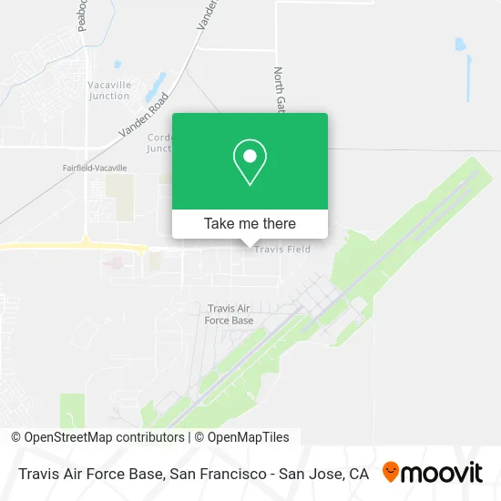 Travis Air Force Base map