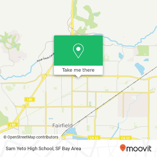 Mapa de Sam Yeto High School