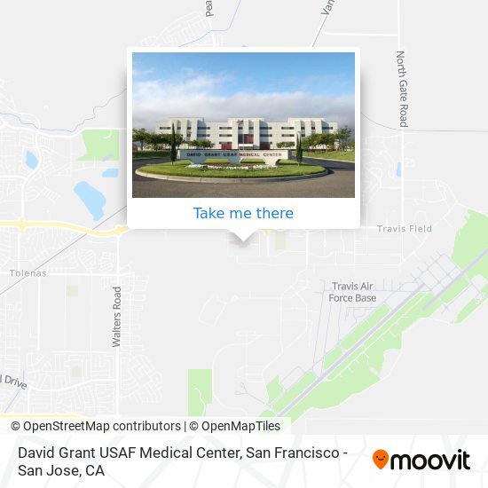 David Grant USAF Medical Center map
