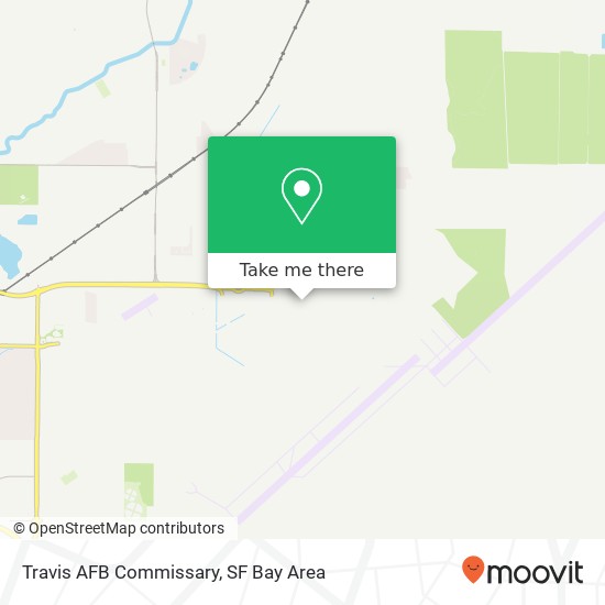 Mapa de Travis AFB Commissary