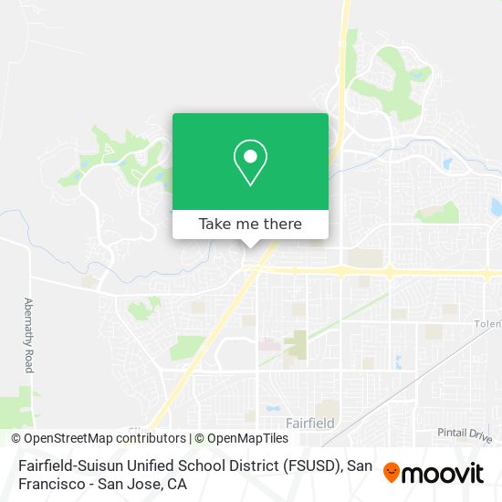 Mapa de Fairfield-Suisun Unified School District (FSUSD)