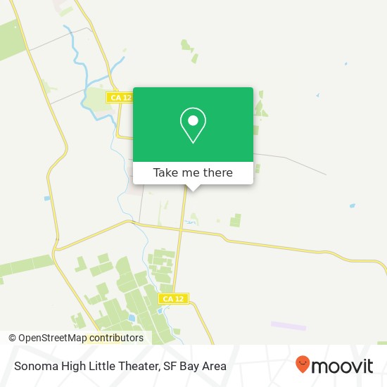 Sonoma High Little Theater map