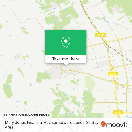 Mapa de Mary Jones Financial Advisor Edward Jones