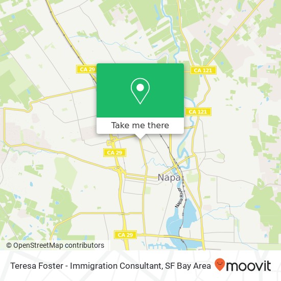 Teresa Foster - Immigration Consultant map