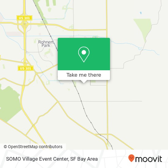 SOMO Village Event Center map