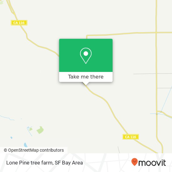 Lone Pine tree farm map