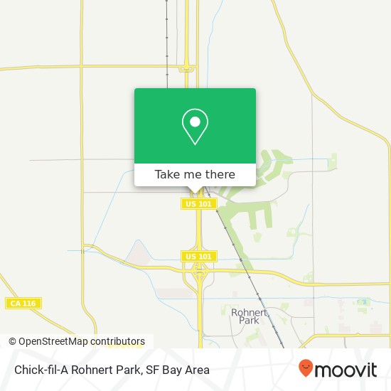 Mapa de Chick-fil-A Rohnert Park