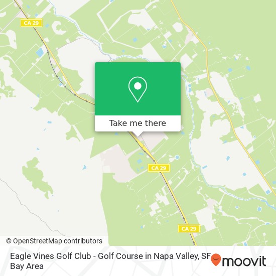 Eagle Vines Golf Club - Golf Course in Napa Valley map