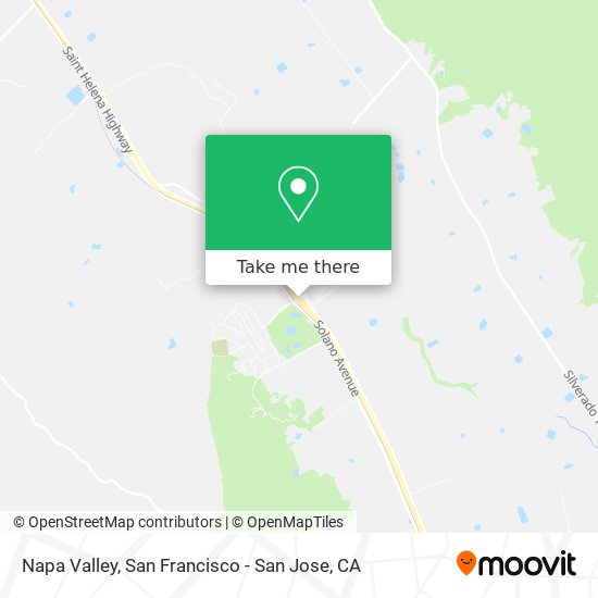 Napa Valley map