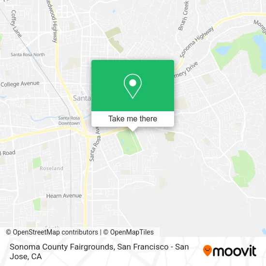 Sonoma County Fairgrounds map
