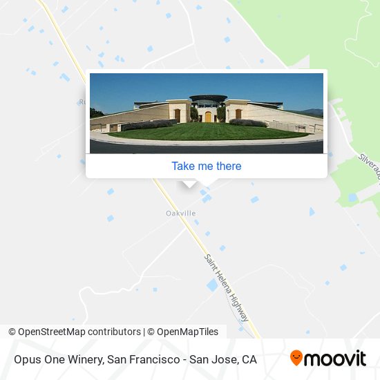 Opus One Winery map
