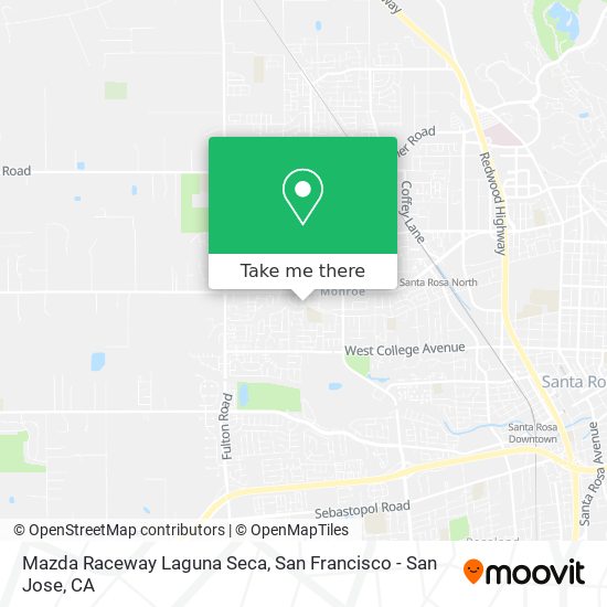 Mazda Raceway Laguna Seca map