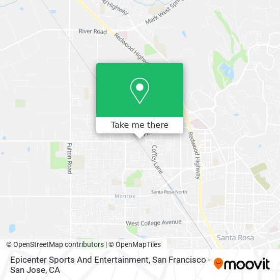 Mapa de Epicenter Sports And Entertainment