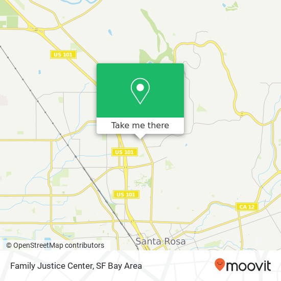 Family Justice Center map