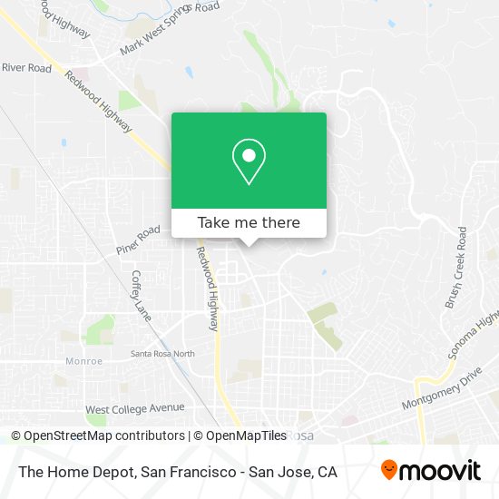 The Home Depot map