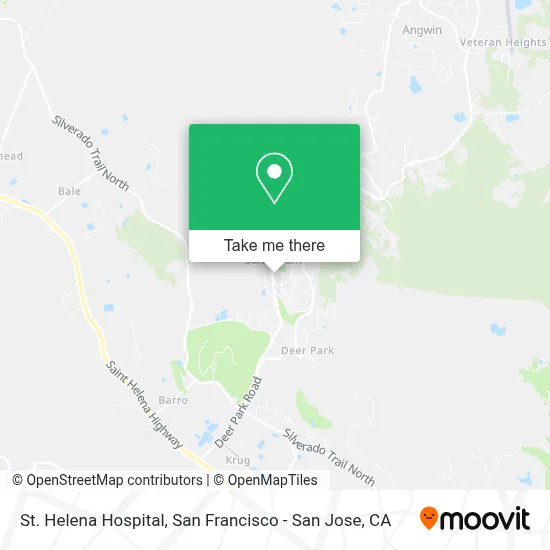 St. Helena Hospital map