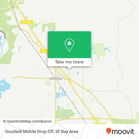 Mapa de Goodwill Mobile Drop Off