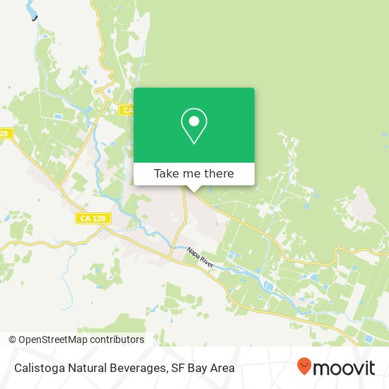 Calistoga Natural Beverages map