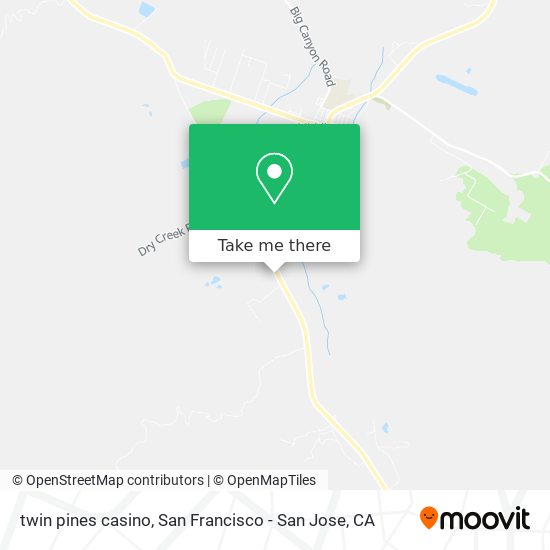 Mapa de twin pines casino