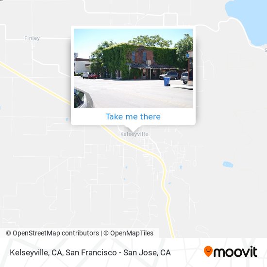 Mapa de Kelseyville, CA