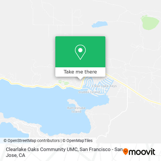 Mapa de Clearlake Oaks Community UMC