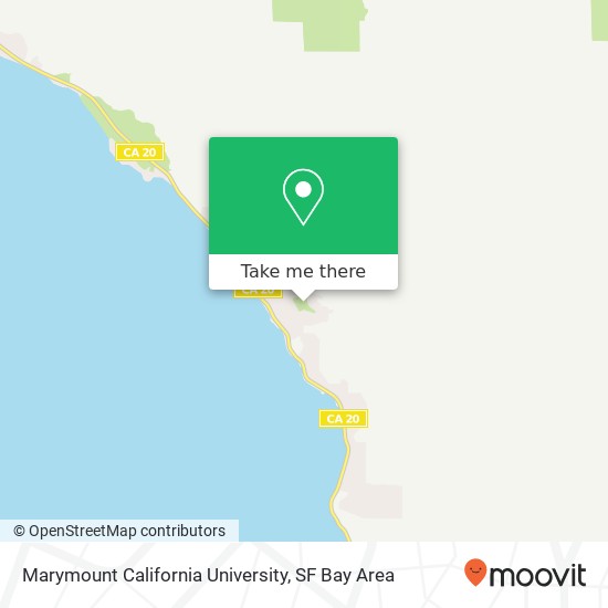Mapa de Marymount California University