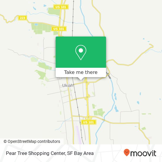 Pear Tree Shopping Center map
