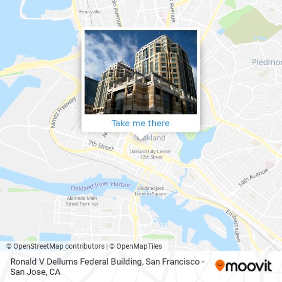 Ronald V Dellums Federal Building map