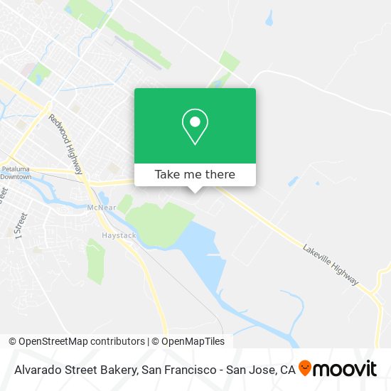 Alvarado Street Bakery map