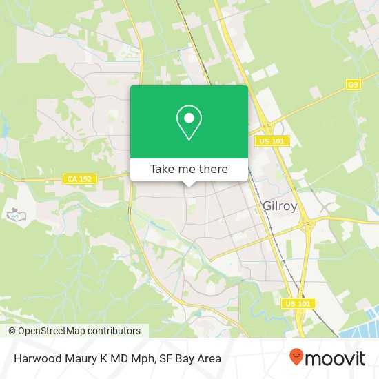 Harwood Maury K MD Mph map