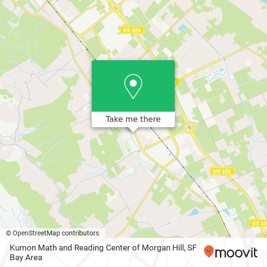 Mapa de Kumon Math and Reading Center of Morgan Hill