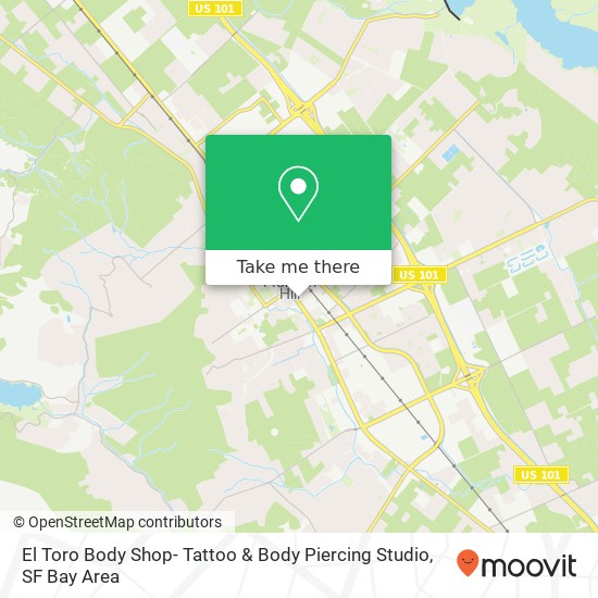 El Toro Body Shop- Tattoo & Body Piercing Studio map