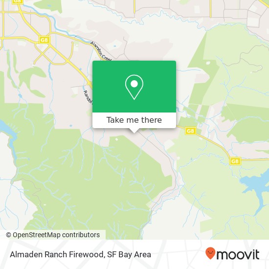 Mapa de Almaden Ranch Firewood