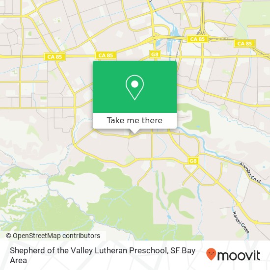 Shepherd of the Valley Lutheran Preschool map