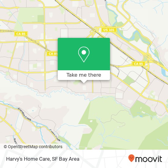 Harvy's Home Care map