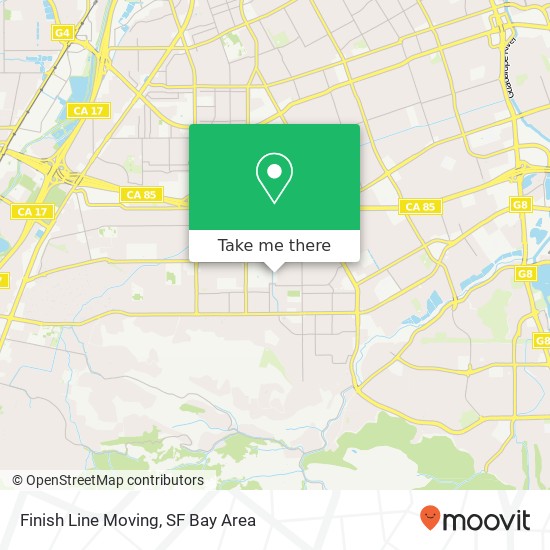 Finish Line Moving map
