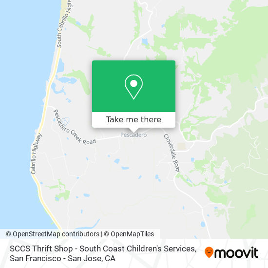 Mapa de SCCS Thrift Shop - South Coast Children's Services
