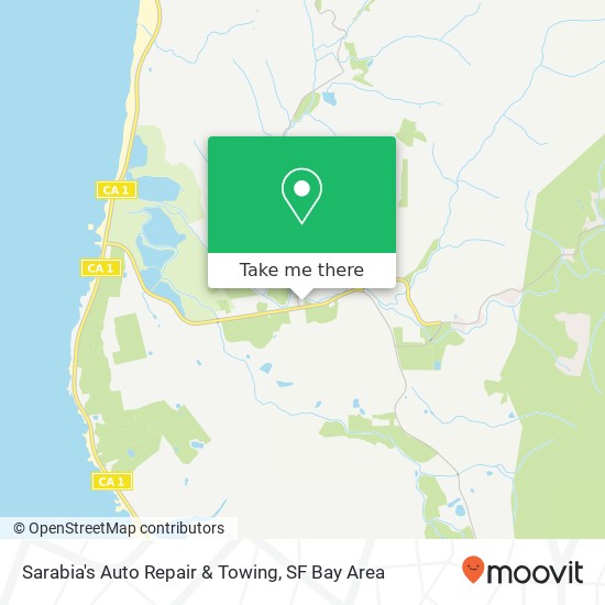 Sarabia's Auto Repair & Towing map