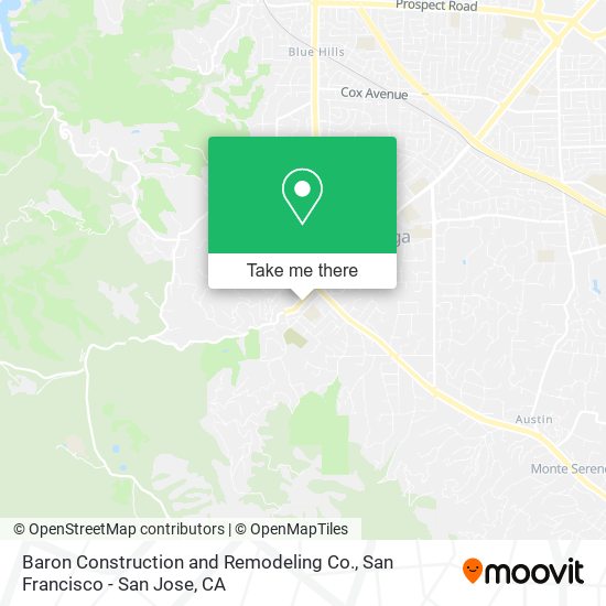 Mapa de Baron Construction and Remodeling Co.