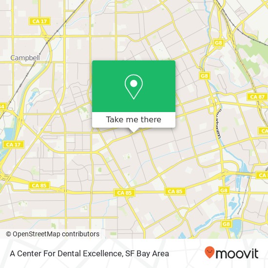 Mapa de A Center For Dental Excellence