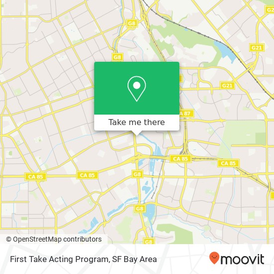 First Take Acting Program map