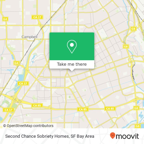 Second Chance Sobriety Homes map