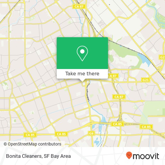 Bonita Cleaners map