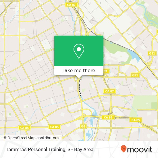 Mapa de Tammra's Personal Training