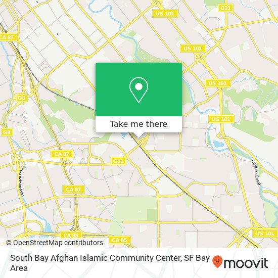 South Bay Afghan Islamic Community Center map