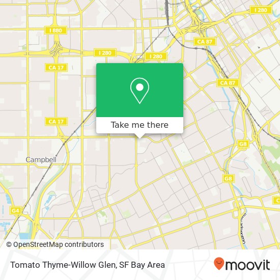 Mapa de Tomato Thyme-Willow Glen