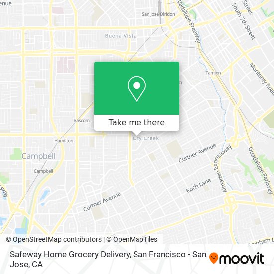 Mapa de Safeway Home Grocery Delivery