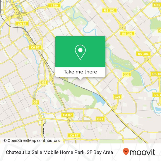 Mapa de Chateau La Salle Mobile Home Park